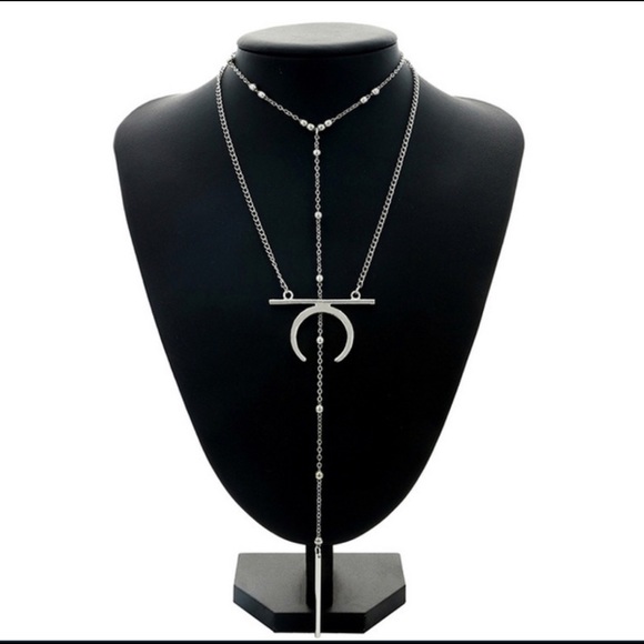 Bohemian Multilayered Vintage Moon Story Necklace - Picture 2 of 3